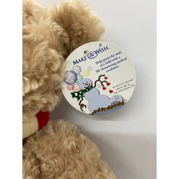 Animal Adventure Plush Bear I Am Loved Scarf Bag Satchel 14" - Picture 2 of 11